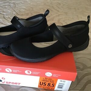 J Sport Black MaryJane Shoe